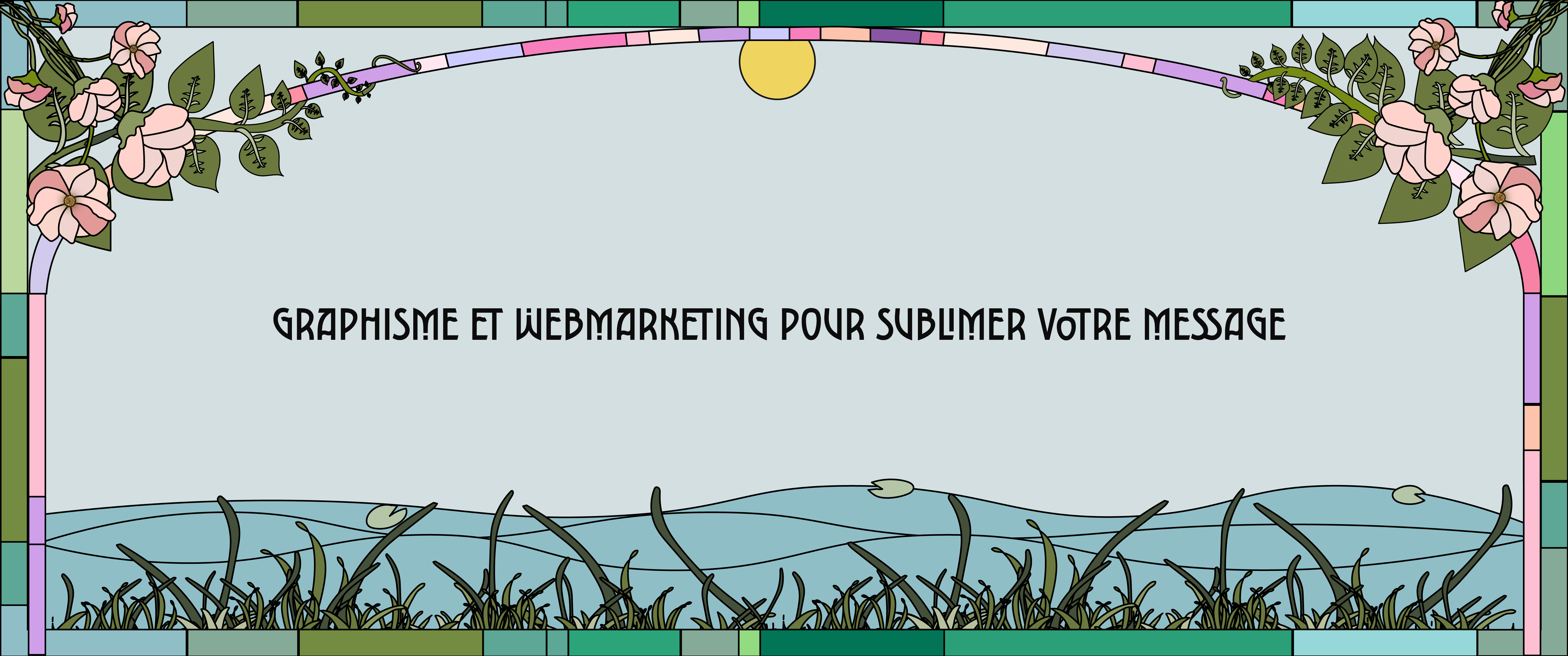 illustration slogan et message du but de Kimika Majika studio